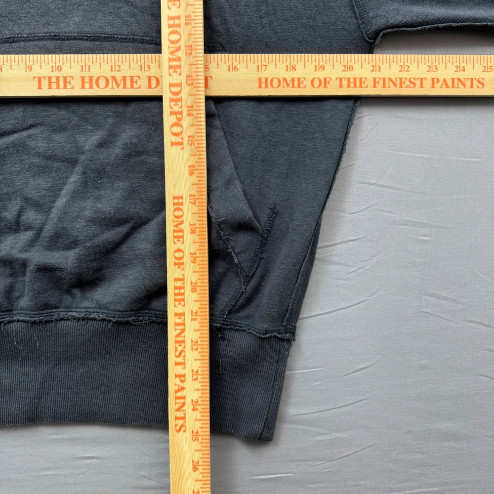 Old Time Hockey NY Rangers Hoodie Small Loge Collection Grey NHL Sweatshirt - Picture 7 of 7